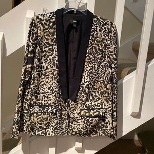 Mossimo animal print blazer